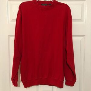 TOM JAMES Men’s Red Pullover Sweater Size L